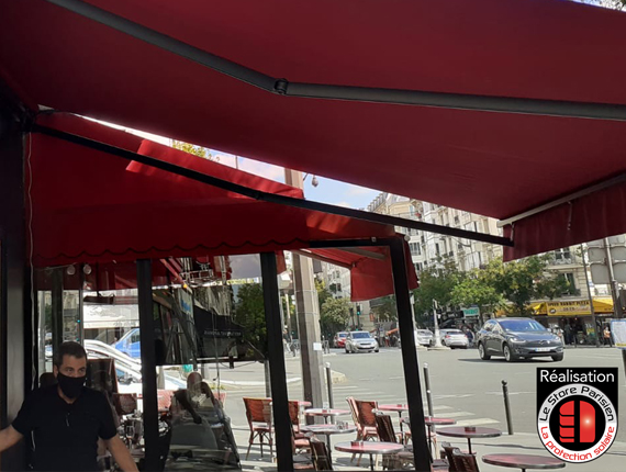 Stores banne de restaurant à Paris et Hauts-de-Seine - Le Store Parisien