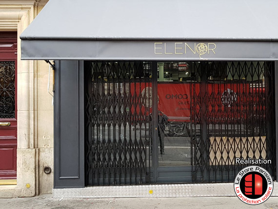Stores banne pour fleuristes - Paris - Le Store Parisien