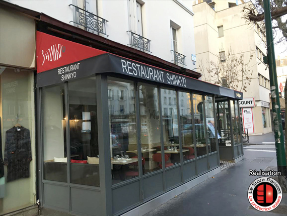 Stores de restaurant Japonais - Vincennes - Le Store Parisien 