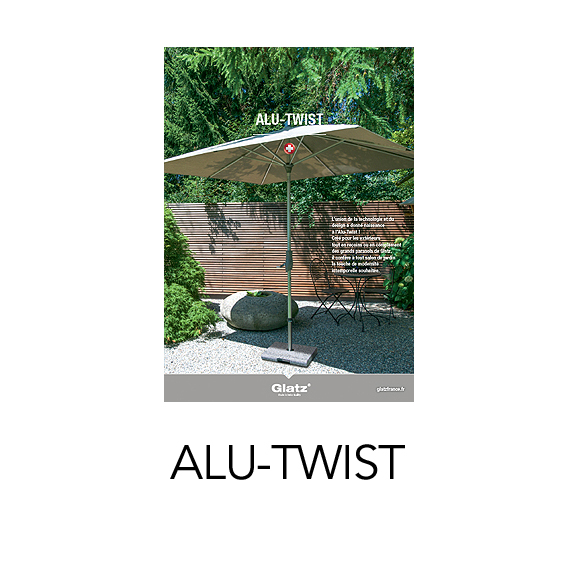 Parasol Glatz - Alu Twist - Le Store Parisien