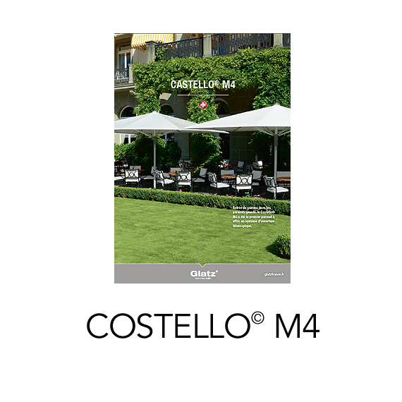 Parasol Glatz -  CASTELLO® M4 - Le Store Parisien