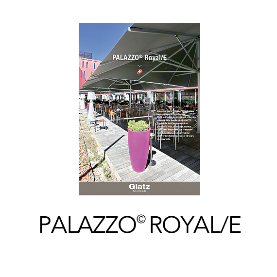 Parasol Glatz - PALAZZO® Royal E - Le Store Parisien