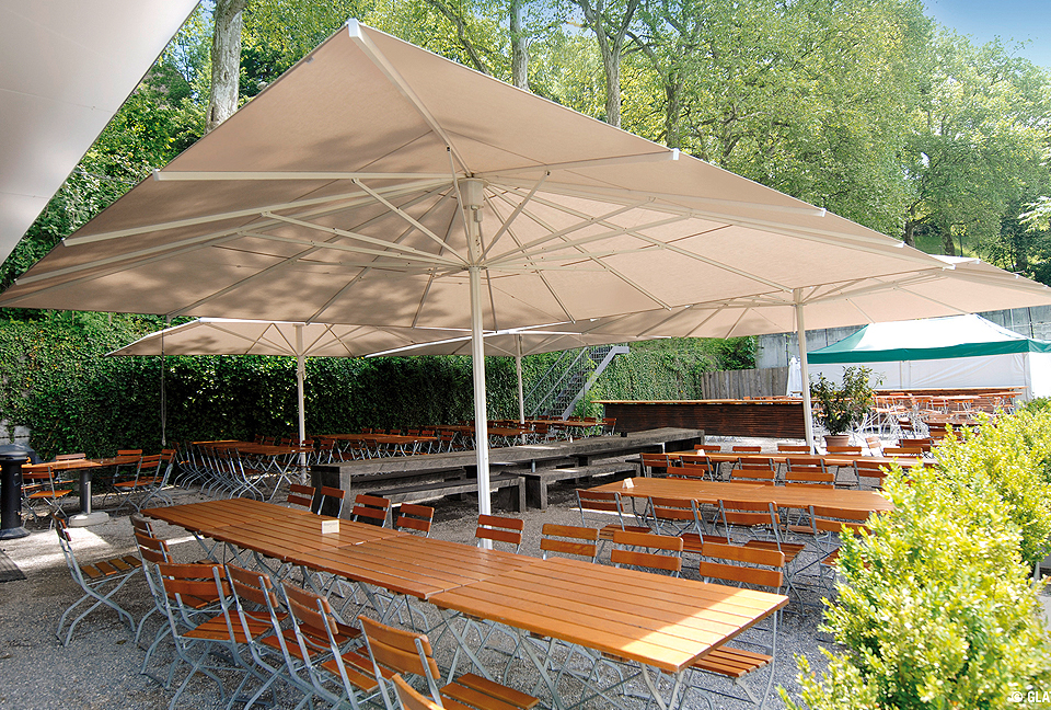 Parasol PALAZZO® ROYAL de Glatz - Le Store Parisien - Noisy-le-roi