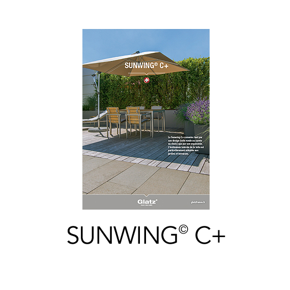 Parasol Glatz - SUNWING® C+ - Le Store Parisien