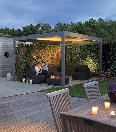 Pergola bioclimatique dans les hauts-de-Seine 92 - Le Store Parisien.