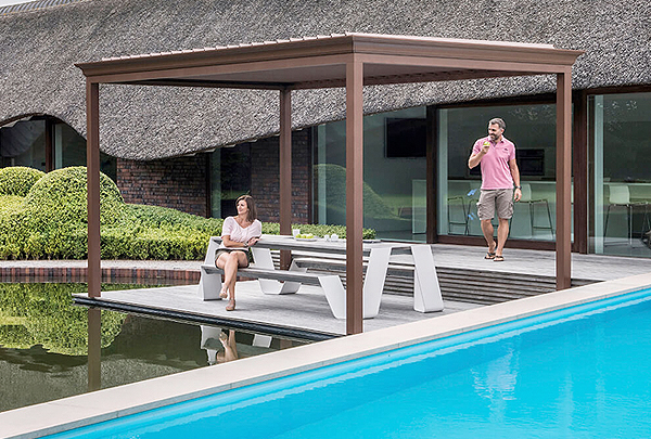 Pergolas bioclimatiques Renson Algarve - Le Store Parisien - Hauts de Seine