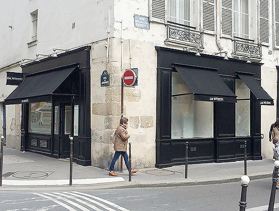 Store à projection - Réalisation Le Store Parisien - Boutique Weston Paris