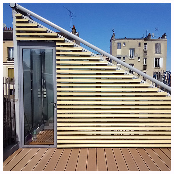 Brise soleil orientables - Paris  - Le Store Parisien