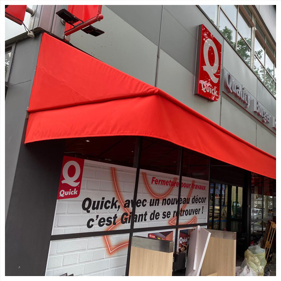 Rentoilage de stores CHR - Le Store Parisien