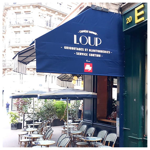 Remplacement de toile sur joues fixes Paris 1er - Le Store Parisien