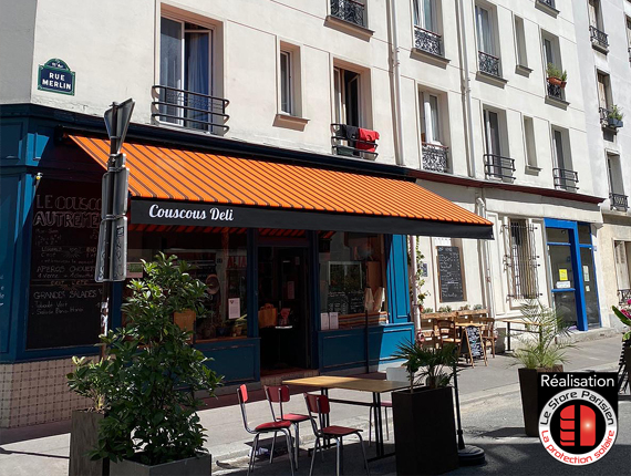 Store du restaurant Couscous Déli à Paris - Le Store Parisien