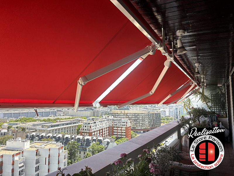 Stores bannes pour balcon - Paris 15.