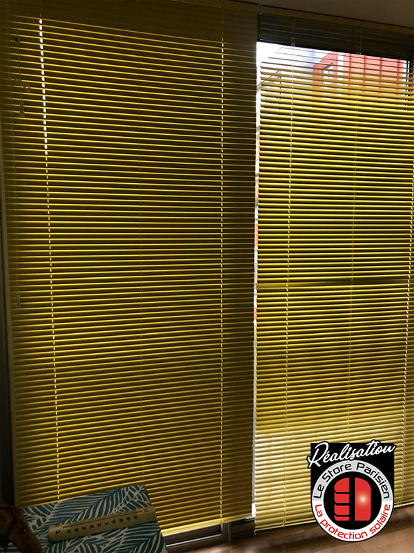 Store vénitien intérieur en alu Bandalux à Paris et Ile-de-France