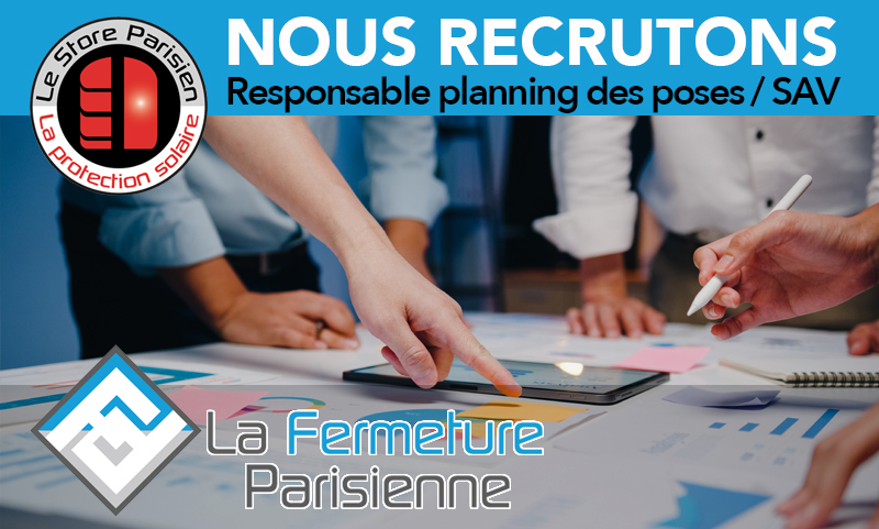 Recrutement plannification des poses et SAV 